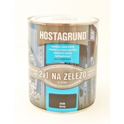 HOSTAGRUND S 2160 farba na železo 2v1 0199 čierna 0,6 l