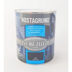 HOSTAGRUND S 2160 0280 hnedá palisander základná a vrchná farba 2v1 0,6 l