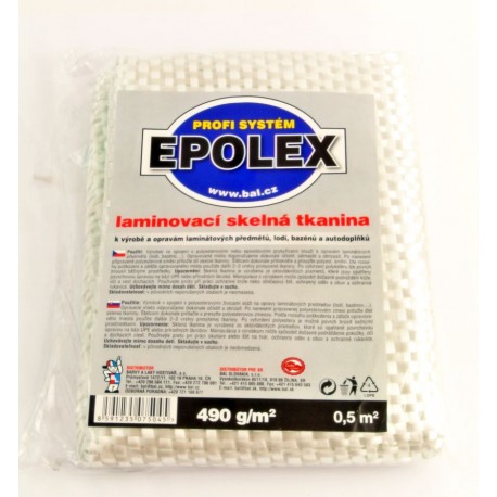 BAL EPOLEX hrubá sklenená tkanina 490 g 0,5 m2