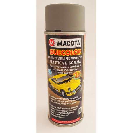 MACOTA DUE COLOR svetlosivý sprej farba na plasty a gumu 400 ml