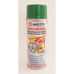 MACOTA CERCHIONI sprej farba na disky zelená metalíza 400 ml
