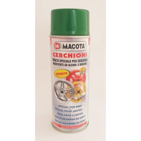 MACOTA CERCHIONI sprej farba na disky zelená metalíza 400 ml