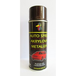 Sprej autolak ŠKODA 9896 hnedá amber metalíza 200 ml