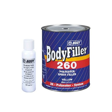 BODY 260 polyesterový striekací tmel 1 l
