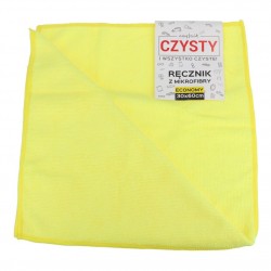 CZYSTY ECONOMY čistiaca utierka z mikrovlákna žltá 30 x 60 cm