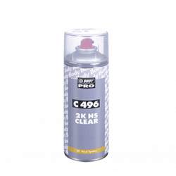 BODY C496 HS sprej lesklý bezfarebný lak na metalízy 400 ml