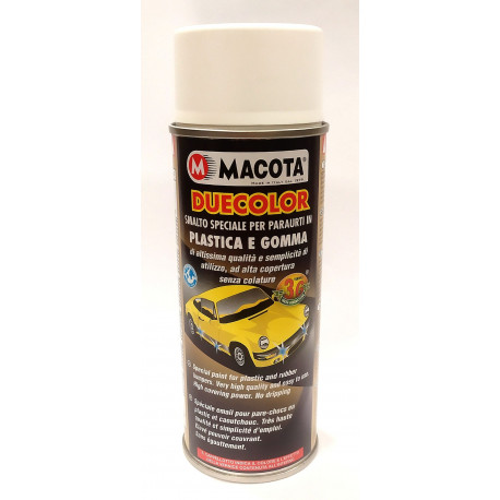 MACOTA DUE COLOR sprej farba na plasty a gumu biela 400 ml