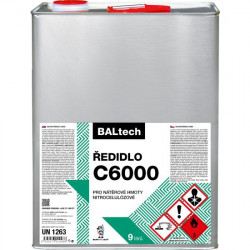 BAL C 6000 nitrocelulózové riedidlo 9 litrov