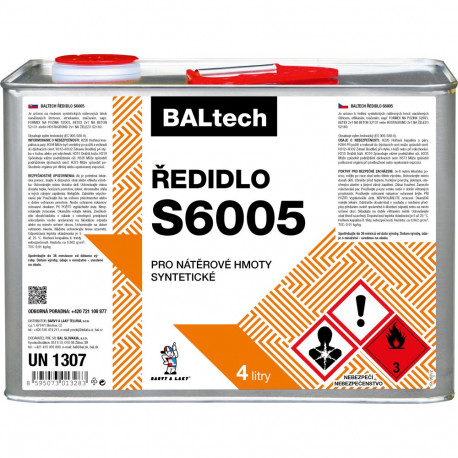 BAL S 6005 syntetické riedidlo 4 litre