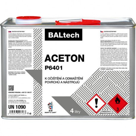 P 6401 acetón 4 litre