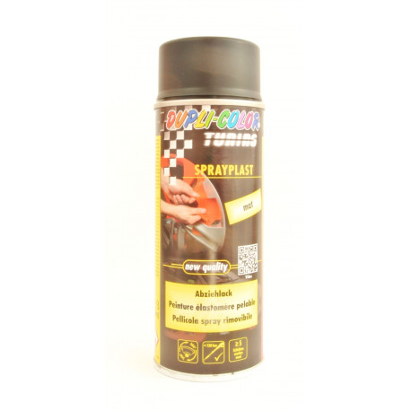 MoTip Sprayplast tekutá guma matný čierny sprej 400 ml