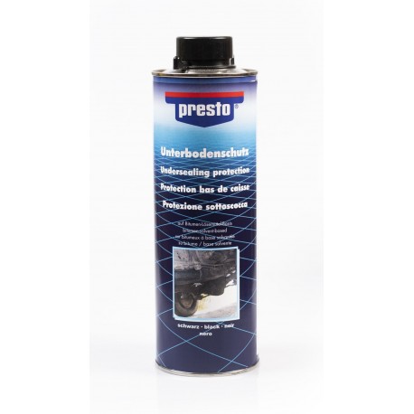 PRESTO nástrek na podvozky čierny bitumen 1 l