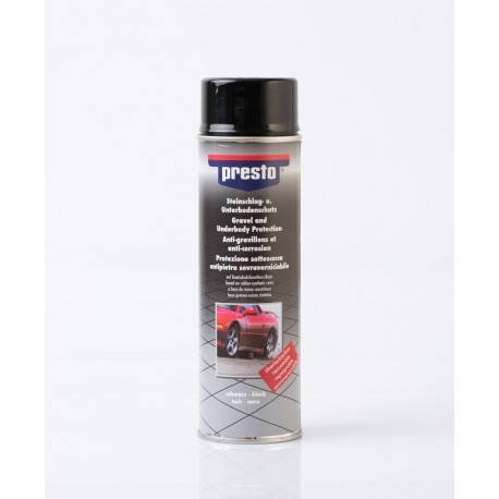 PRESTO čierny sprej na podvozky 500 ml