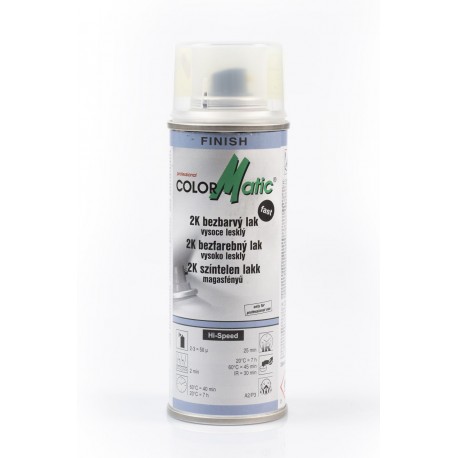 ColorMatic dvojzložkový sprej bezfarebný lak 200ml