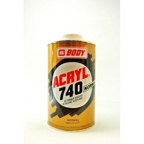 BODY 740 ACRYL akrylátové riedidlo normálne 1 l