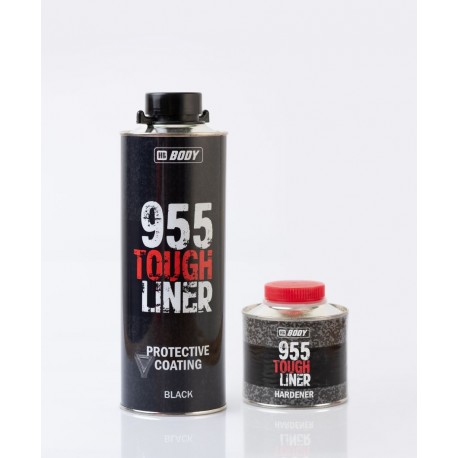 BODY 955 TOUGH LINER odolný náter čierny 0,8 litra