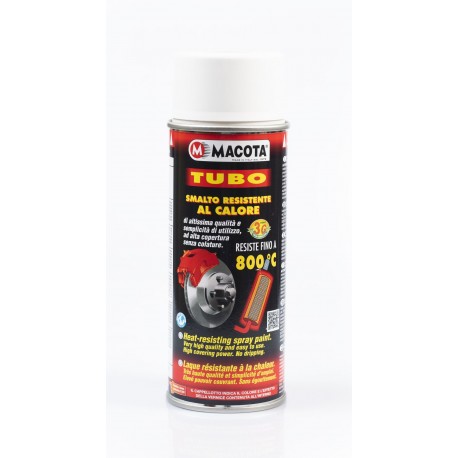 MACOTA žiaruvzdorný sprej na výfuk biely 400 ml